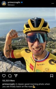 Roglic ready for the Vuelta Espana 2022